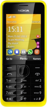 Nokia 301 Dual Sim Yellow